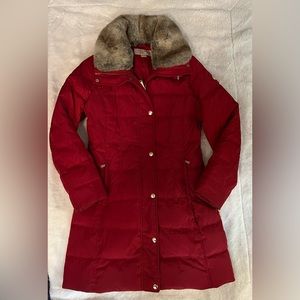 Michael Kors | Red winter coat | Mid-length
